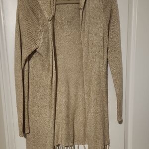 Beige Knit Women's Sweater
